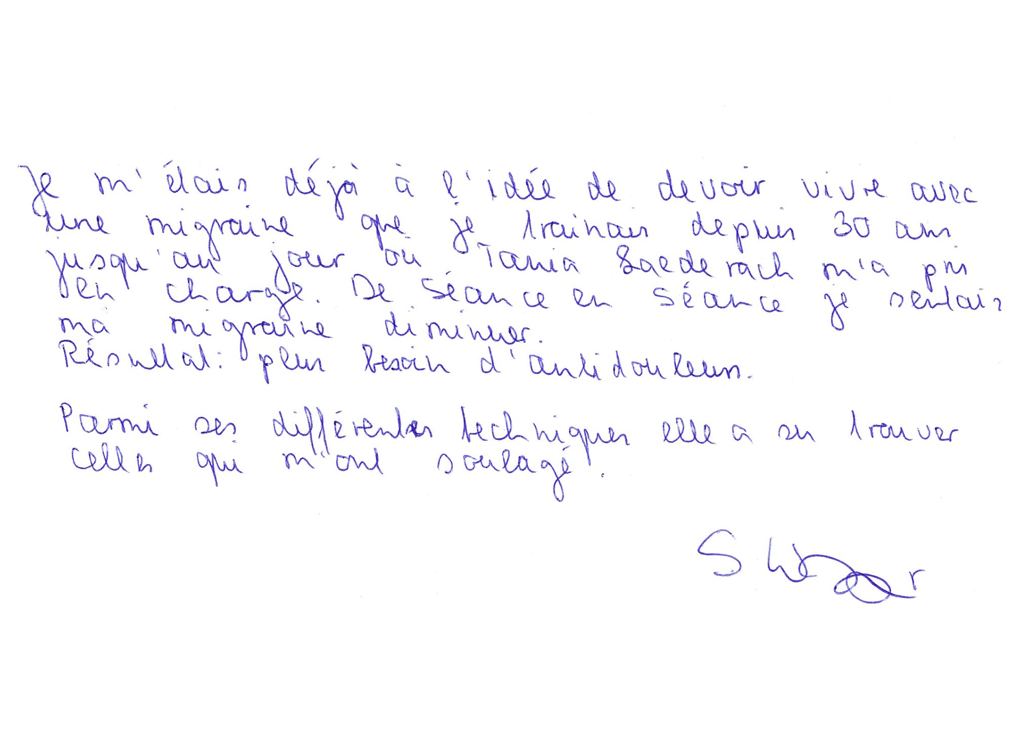 Photo du mot manuscrit : Josette